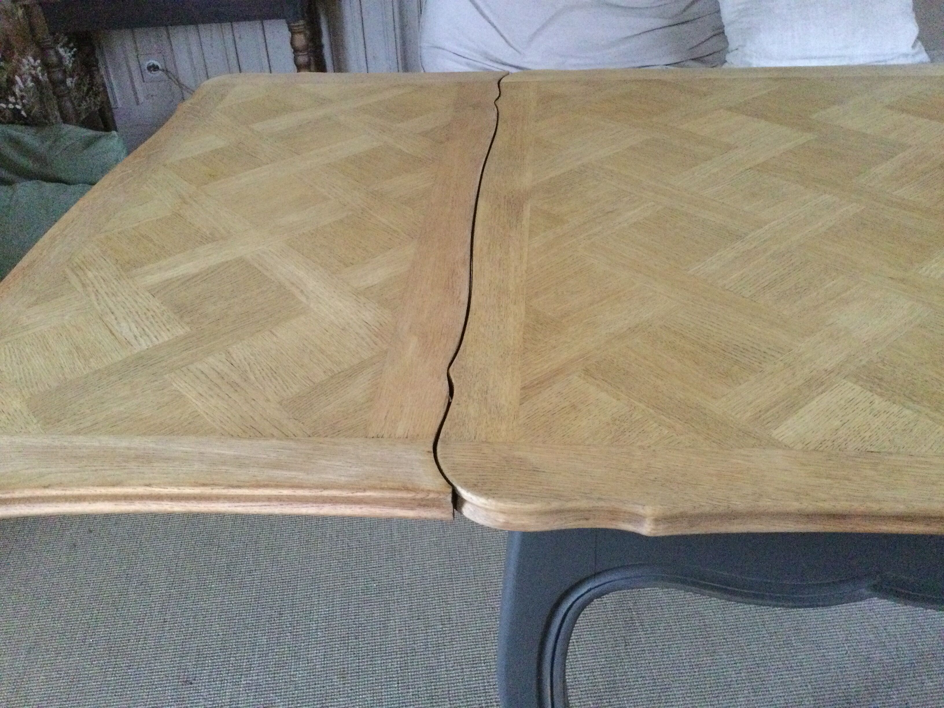 Old oak dining table
