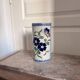 Old Stoneware Vase Ceramic Alsace Flowers Signed Paul Schmitter 1994 Unique