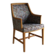 Swedish Grace floral birch wood armchair