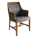 Swedish Grace floral birch wood armchair