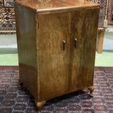 English art deco walnut buffet - 1930s