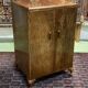 English art deco walnut buffet - 1930s