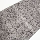 3x11 Rug For Farmhouse Hallway Gray Vintage Runner Rug, 84x291Cm