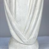 Statue of the Sacred Heart of Jesus signed Guelfi Maucci in marble powder
