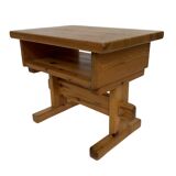 Vintage bedside table side table pinewood 70's design