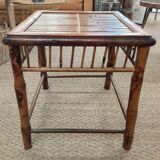 Bamboo side table