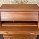 60s 70s Teak Secretary Danish Modern Desk Dyrlund Design Denmark 60s 70s