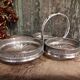 Antique German Silverplate Snack Tray by B. Bohrmann, Frankfurt, 1887-1899