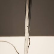 Lampe de sol chromée Bauhaus, Tchécoslovaquie, années 1930.