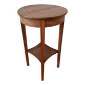 Round wooden pedestal table Art Deco period