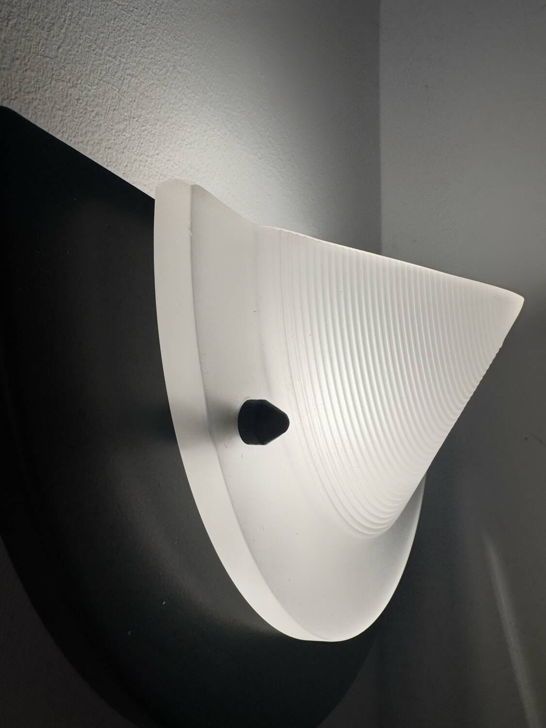 Memphis style Murano wall lights from the 80s.