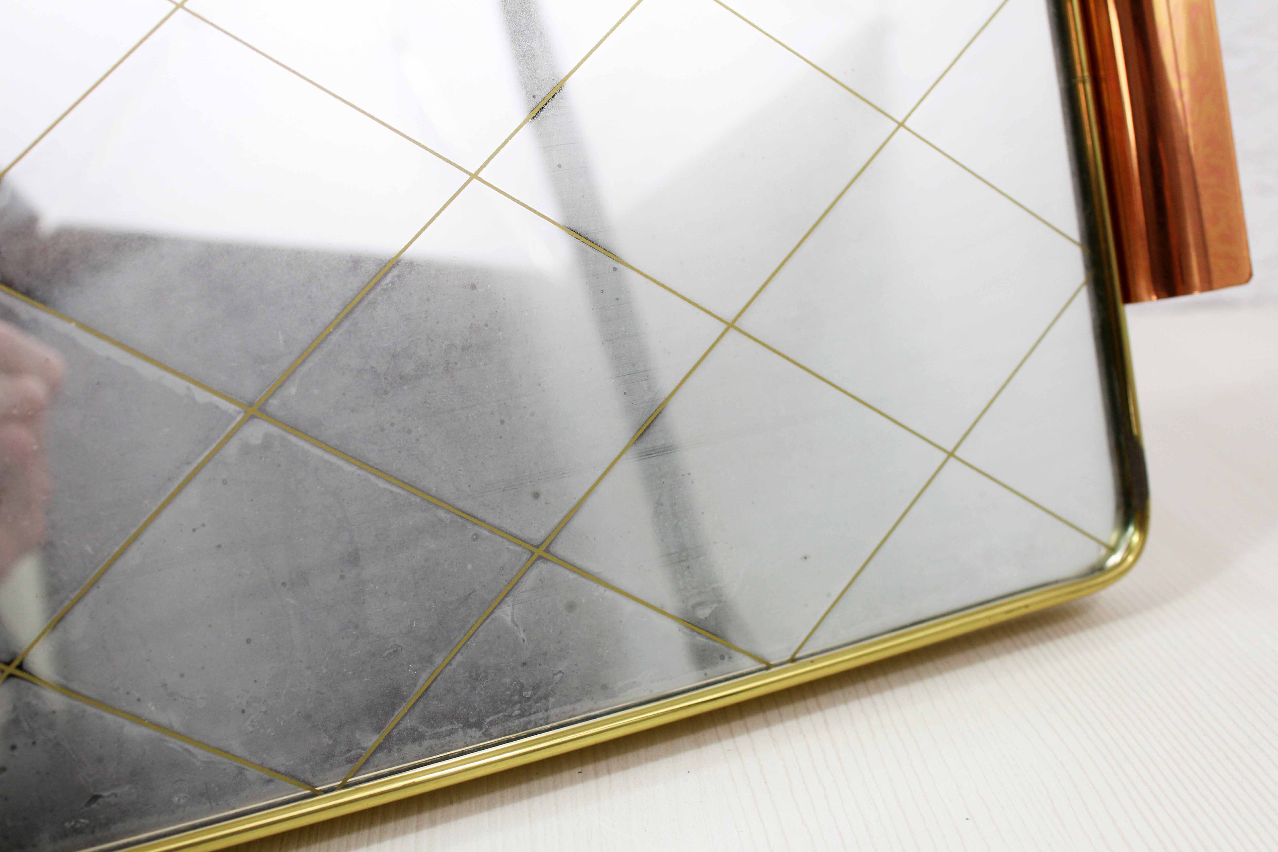 Plateau miroir vintage