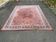 Persian carpet Saint Maclou floral wool velvet burgundy 240x330