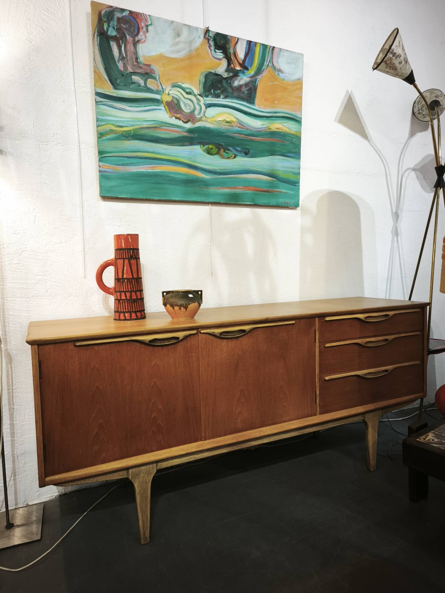 Vintage teak enfilade Jentique 1960