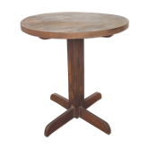 Wooden pedestal table 40s