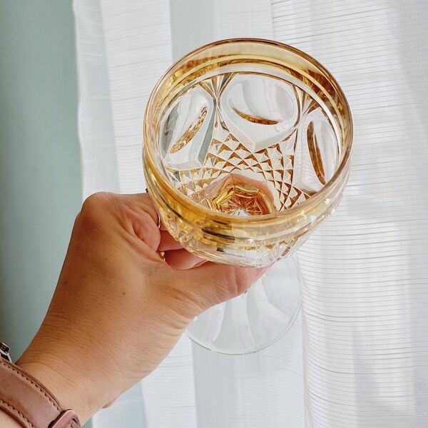 Amaris Nachtmann 6 Grands Verres A Vin Eau En Cristal Coloré Irisé