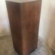Vintage mid century wooden curtain binder cabinet