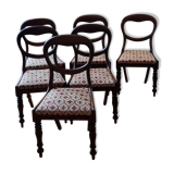 6 Victorian chairs