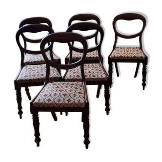 6 chaises victorienne