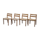 Serie de 4 chaises Niels Otto Moller