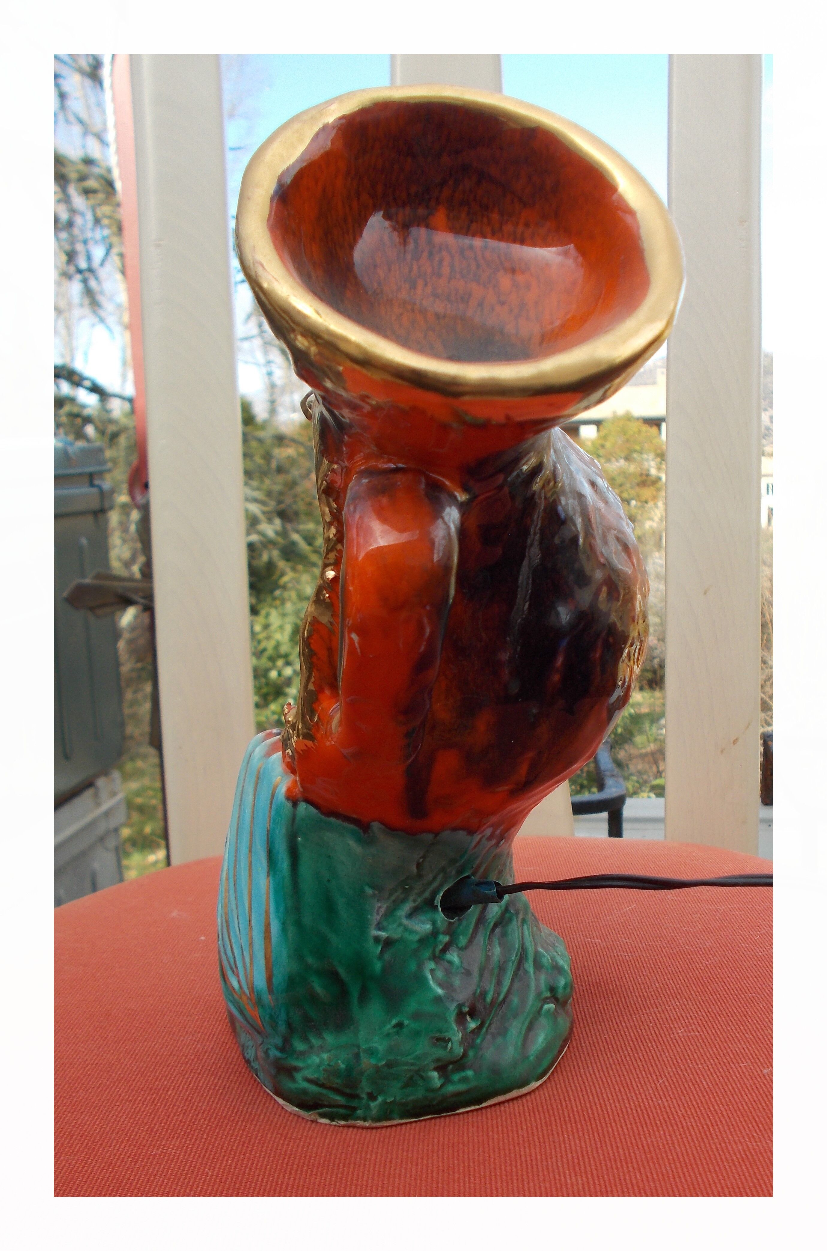 Lamp night light amphora ceramic vintage