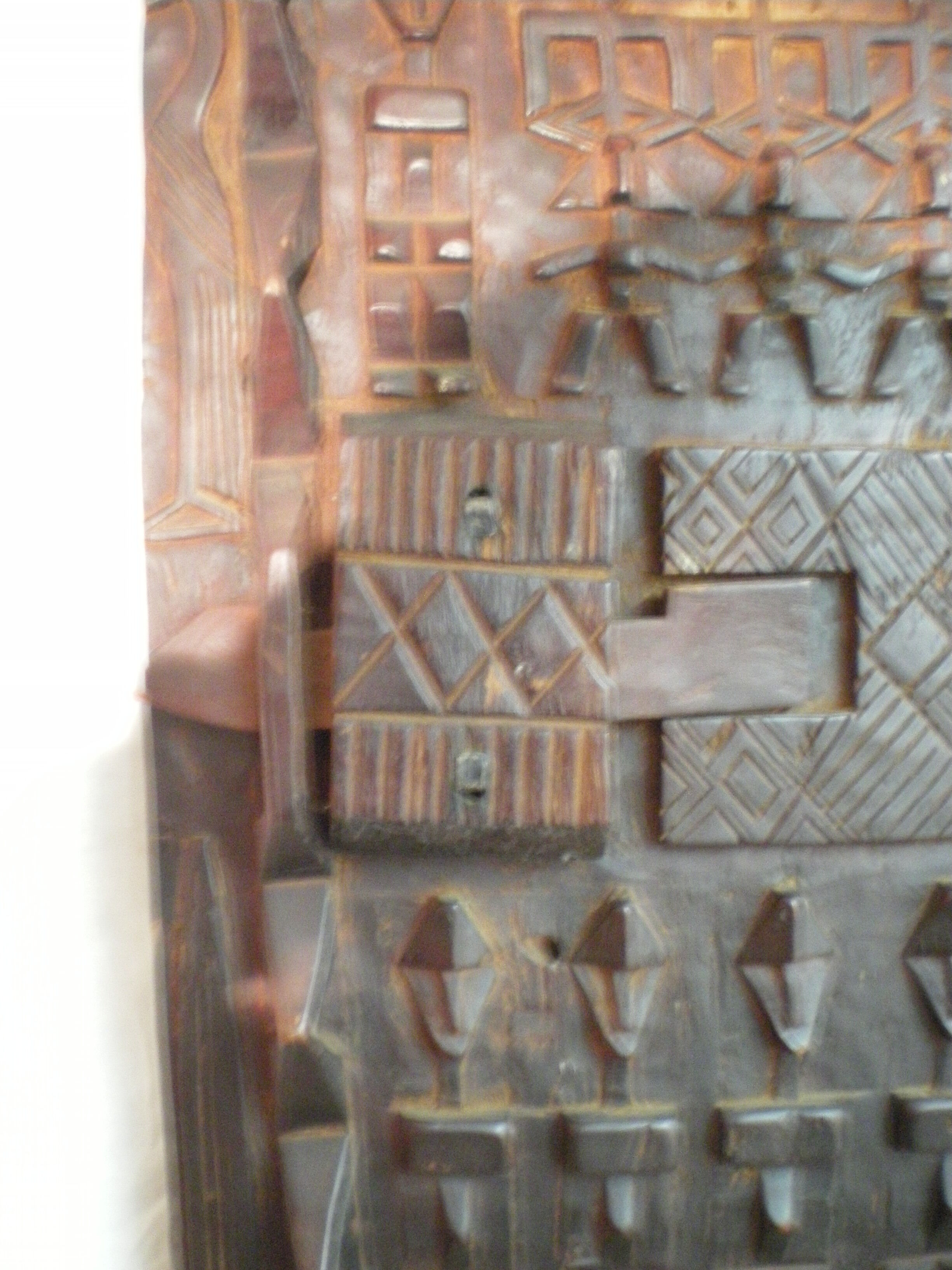 Old Dogon attic door