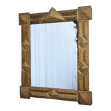 Miroir 2 en bois doré de la Forêt Noire, années 1910.