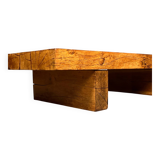 Brutalist Japandi Wabi Sabi coffee table