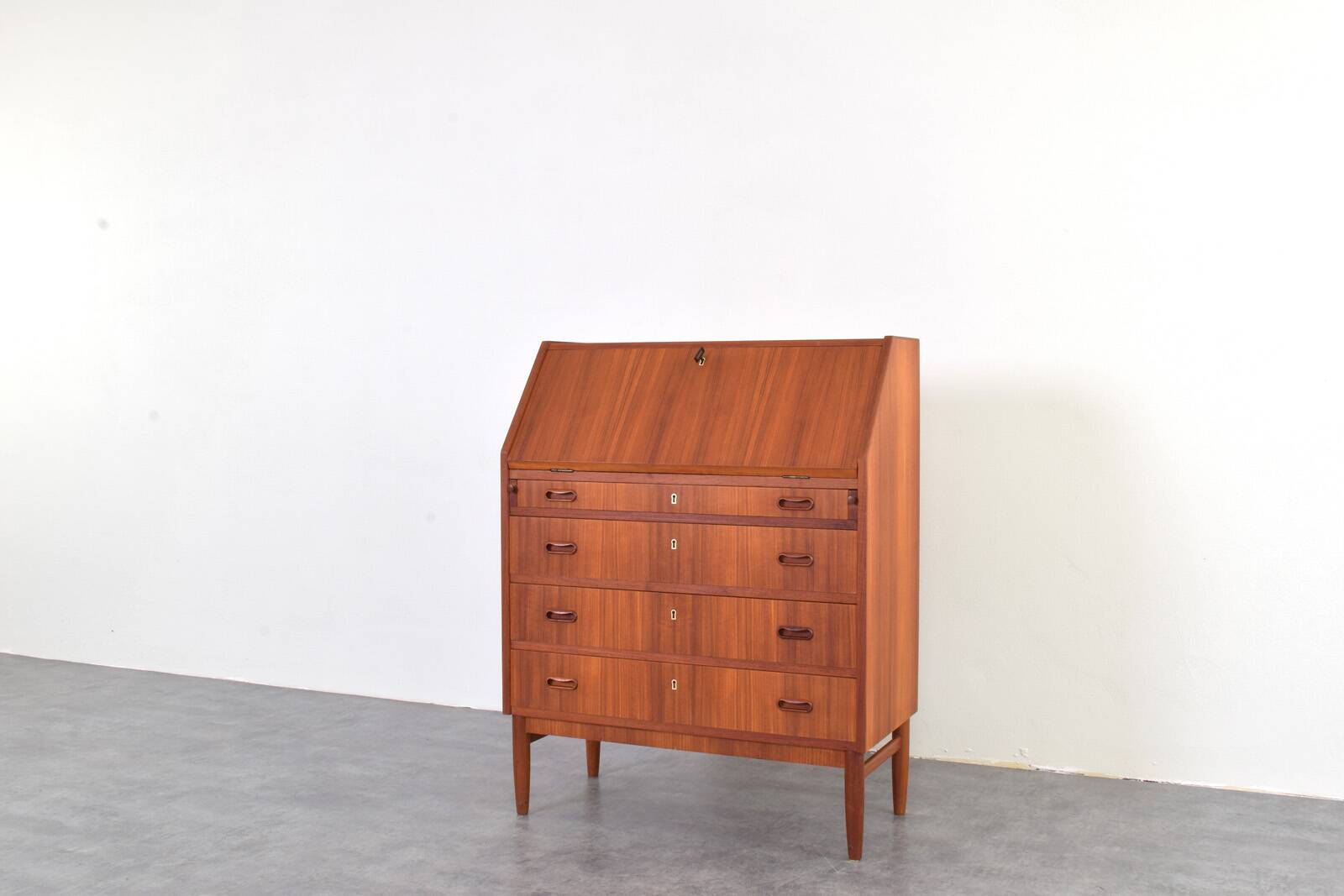 Mid-Century Danish Teak Secretary, 1960s.