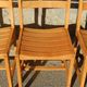 4 wooden chairs in Scandinavian style by André Sornay - dlg de Regain / Perriand