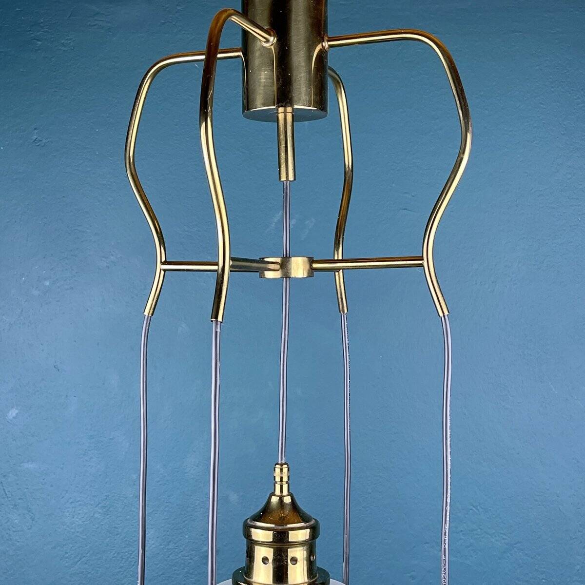 Mid-century glass cascade chandelier, Italy, 1970s.