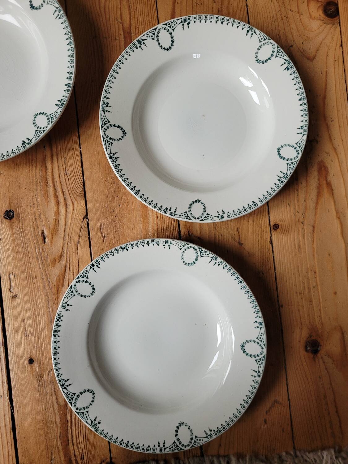 Set 6 soup plates and 6 flat plates n°418 ceranord