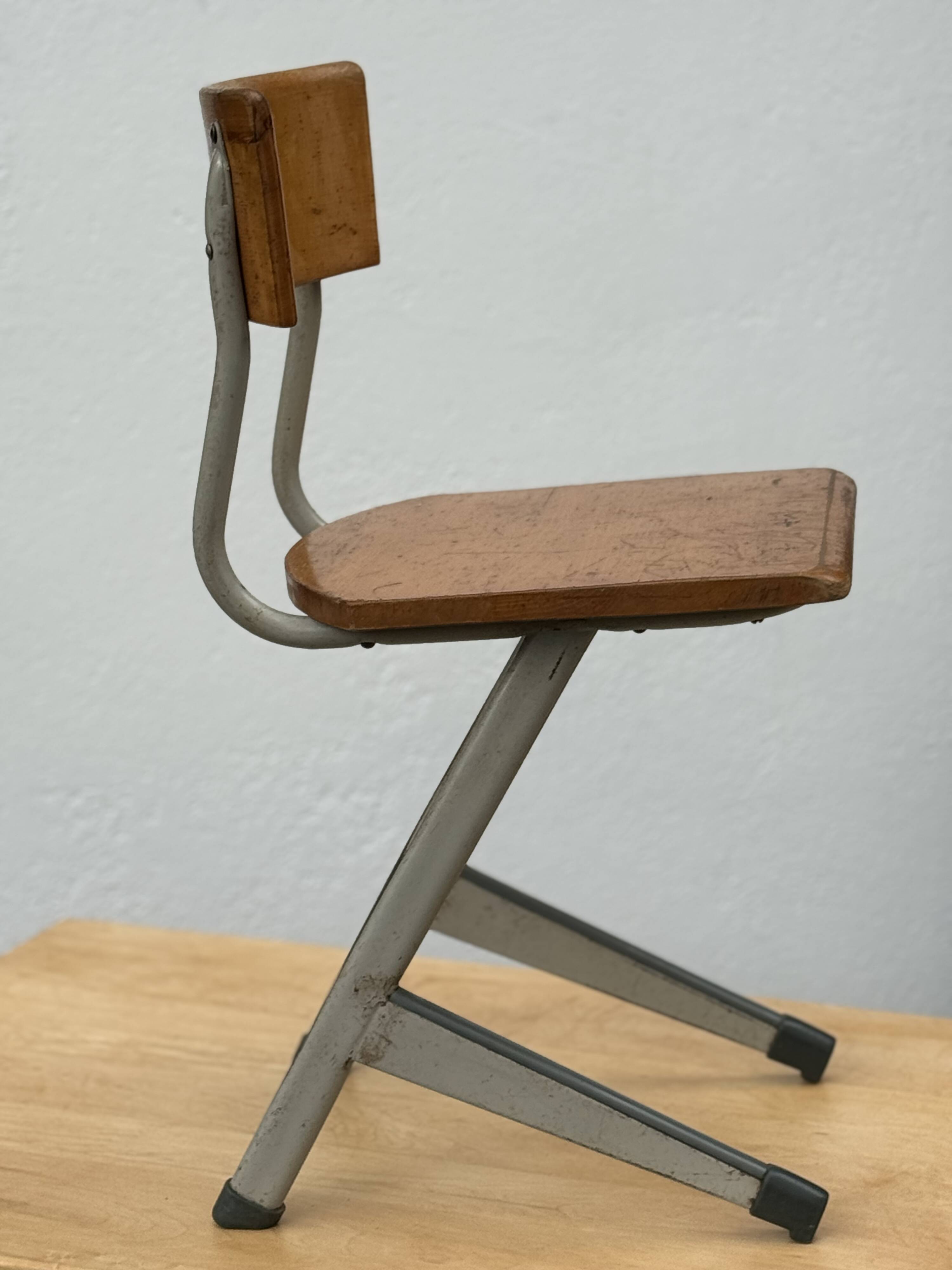 Vintage Pinewood Desk and Chair