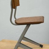 Vintage Pinewood Desk and Chair