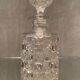 Cut crystal bottle Baccarat Saint Louis