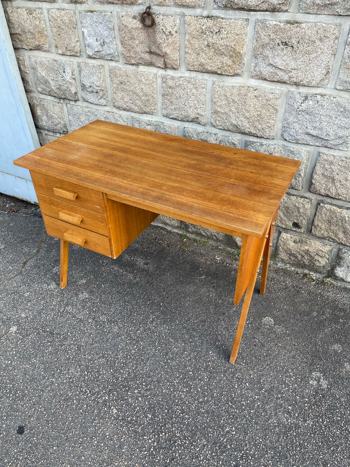 Vintage desk feet compass