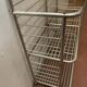 20th century curved aluminum bakery rack