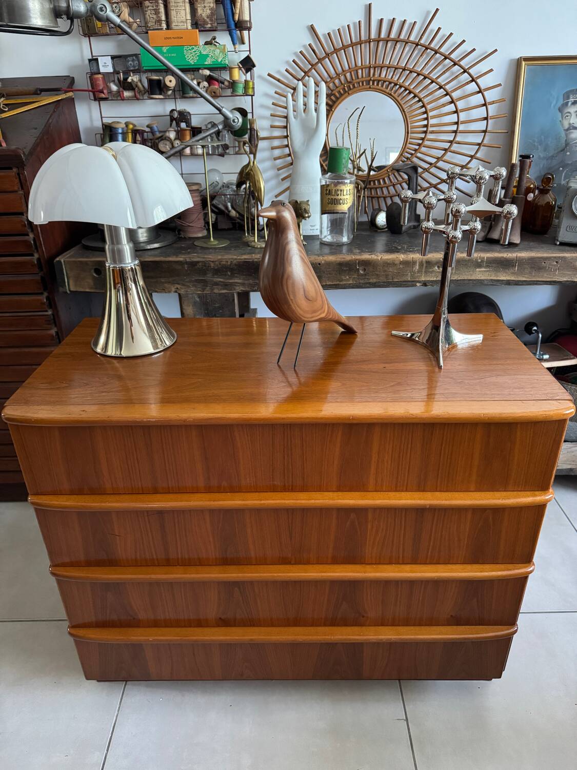Commode vintage en teck