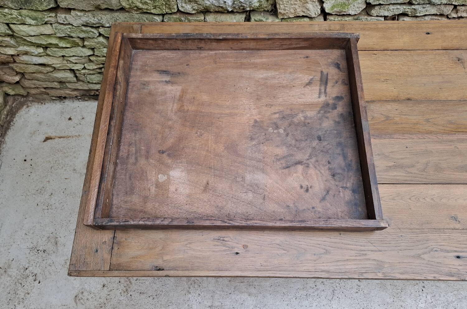 Oak farmhouse table 200cm