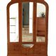 Art Nouveau Art Deco beech cabinet