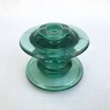 Ancien isolateur edf eiv a21 à détourner en bougeoir industriel • verre trempé