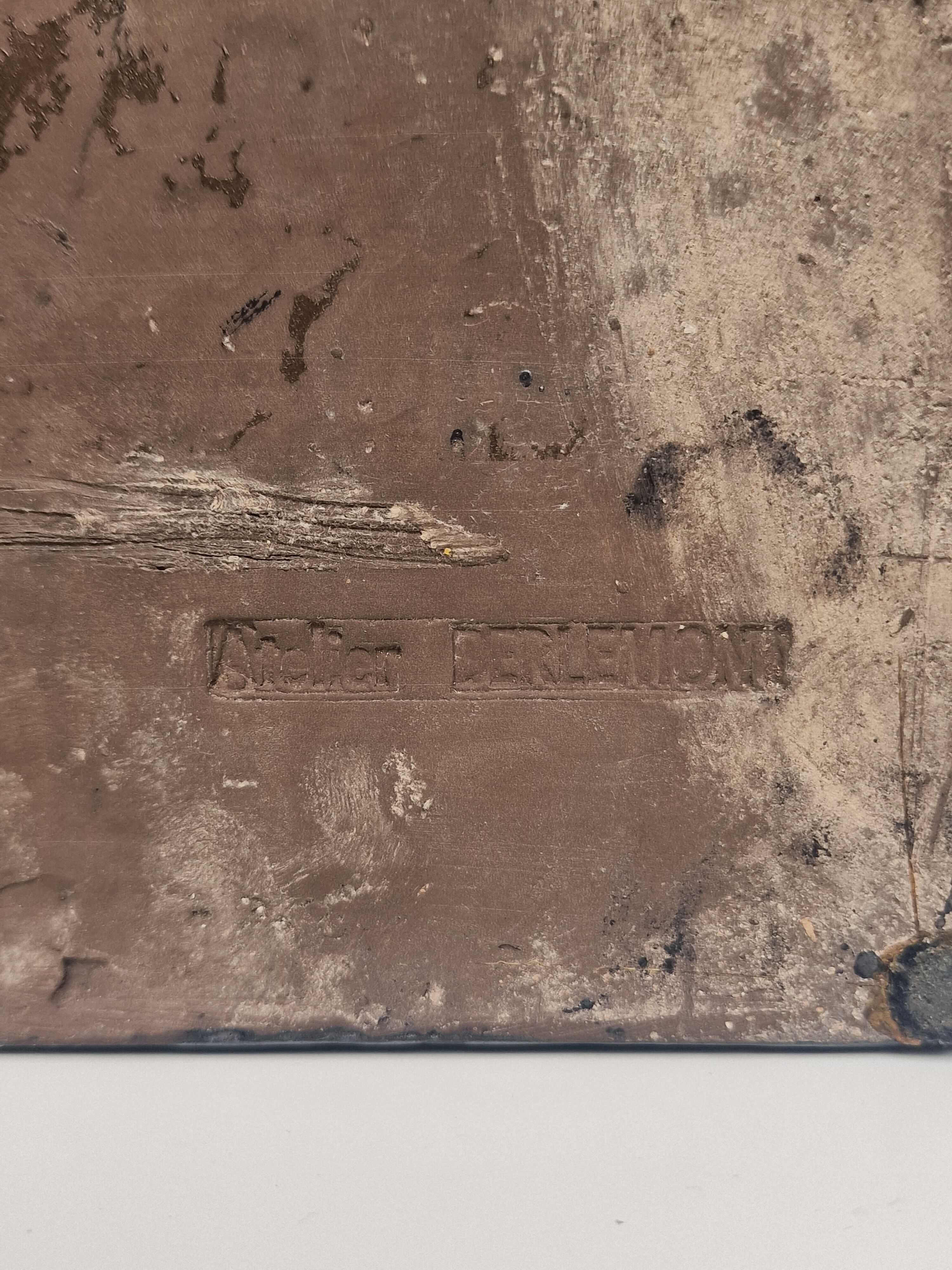 Ceramic ashtray Atelier Berlaimont Antwerp 1960 1970