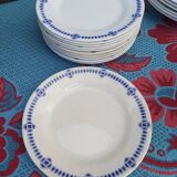 Creil and Montereau earthenware tableware service