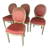 Suite of 4 medallion chairs