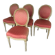 Suite of 4 medallion chairs
