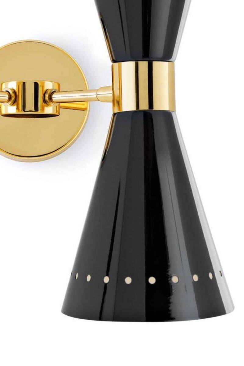 Applique murale noire Megafono 2x2