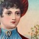Paintings pendant of chromolithographs 1900