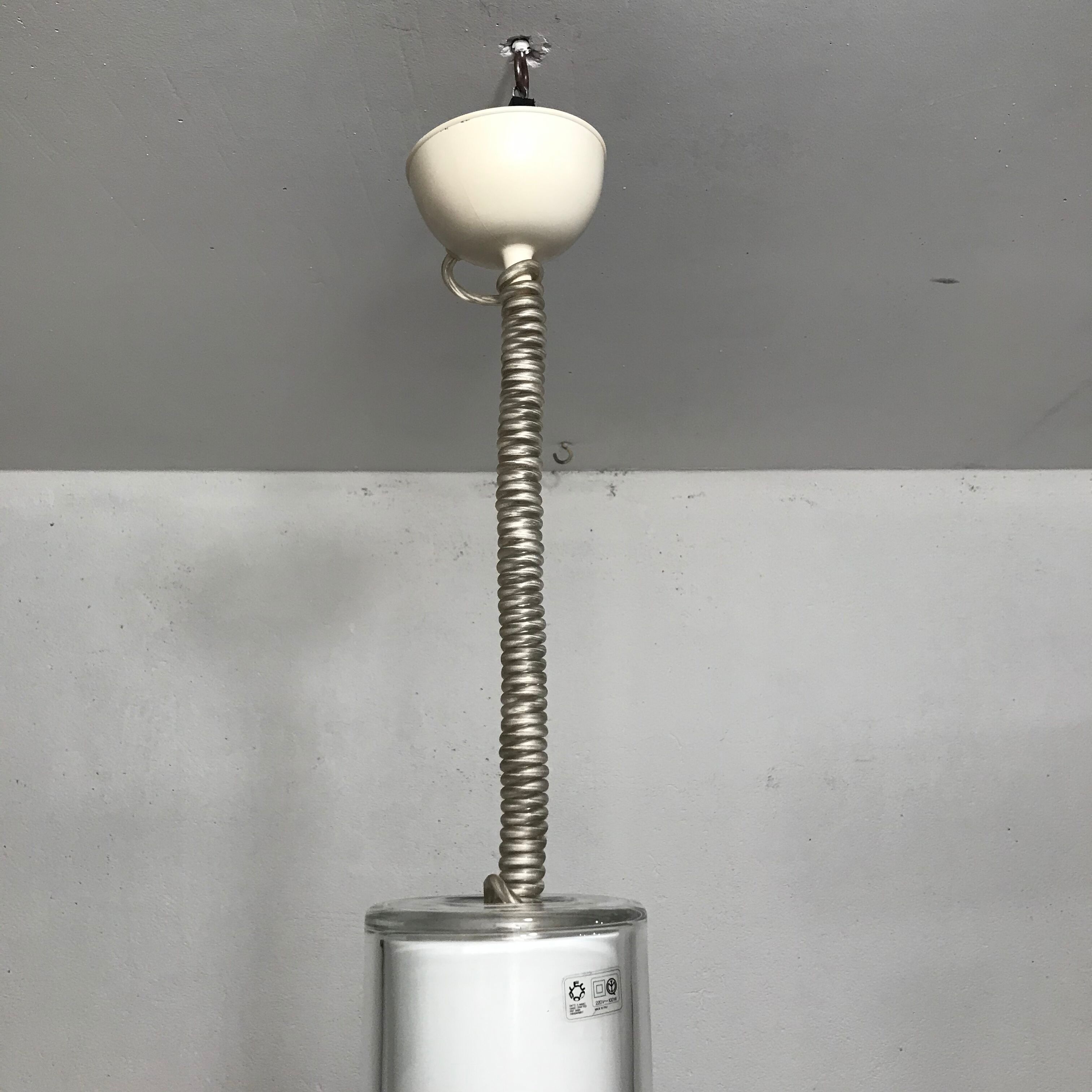 Pair of hanging Fiore by Renato Toso, Leucos Murano 1970