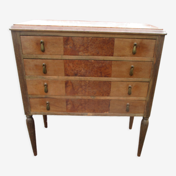 Marquetry chest of drawers from 1900