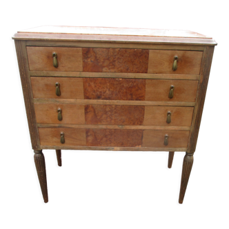 Marquetry chest of drawers from 1900